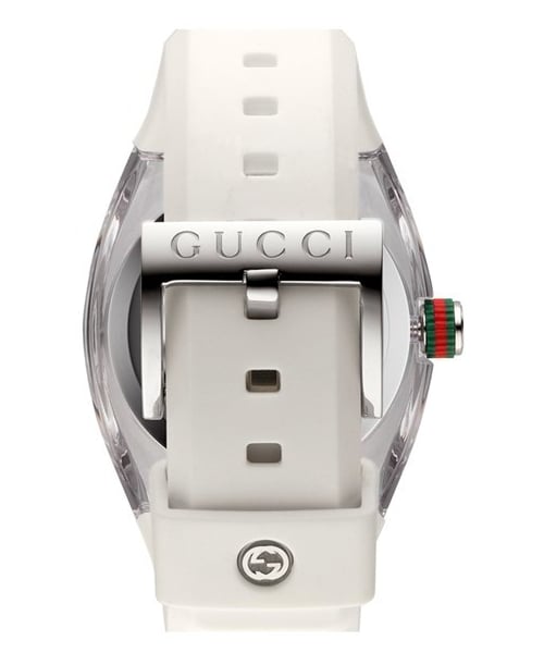 GUCCI（グッチ）の「Gucci 'Sync - Medium' Rubber Strap Watch, 36mm（アナログ腕時計・レディース・White）」の3枚目の写真