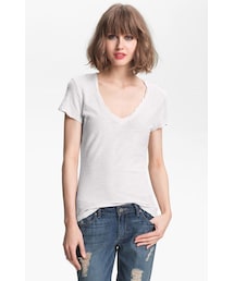 JAMES PERSE | James Perse V-Neck Slub Knit Tee(Tシャツ/カットソー)