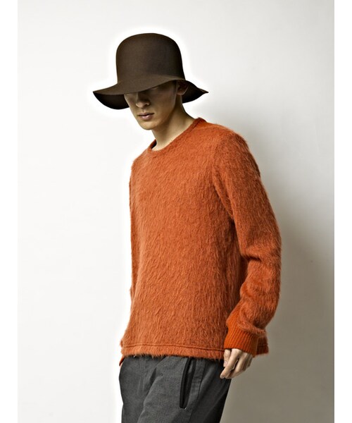 WHIZLIMITED（ウィズリミテッド）の「RIB CREW（トップス・BEG/ORG/BLK・M/L/XL）」の4枚目の写真