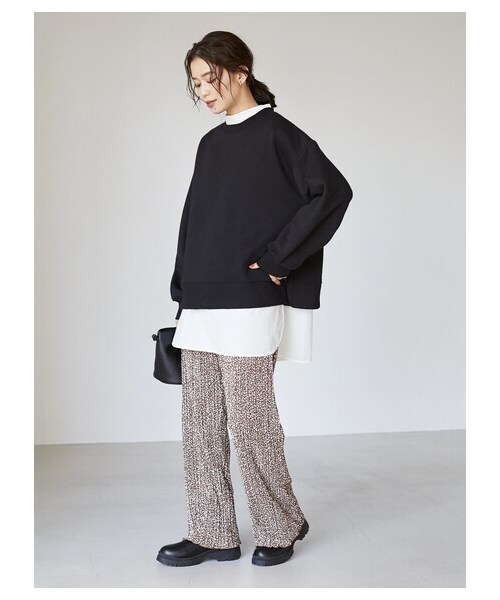 Green　Parks（グリーンパークス）の「裾ドッキングタートルプルオーバー（トップス・オフホワイト・F）」の8枚目の写真