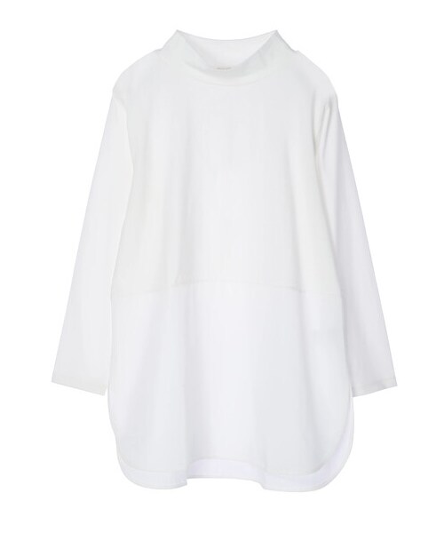 Green　Parks（グリーンパークス）の「裾ドッキングタートルプルオーバー（トップス・オフホワイト・F）」の12枚目の写真