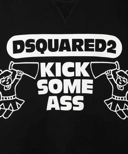 DSQUARED2(ディースクエアード)の「LOGO SWEATSHIRT(その他・メンズ・BLACK/01・L)」の3枚目の写真