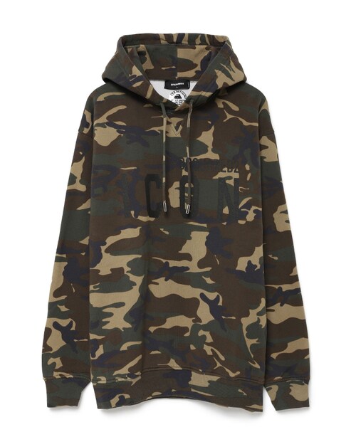 DSQUARED2(ディースクエアード)の「ICON SWEATSHIRT(その他・メンズ・ORANGE/71/BLACK/01・S/M/L/XL)」の2枚目の写真