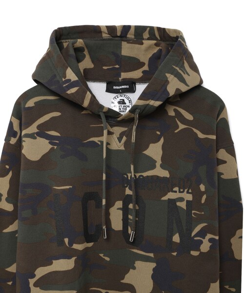 DSQUARED2(ディースクエアード)の「ICON SWEATSHIRT(その他・メンズ・ORANGE/71/BLACK/01・S/M/L/XL)」の3枚目の写真