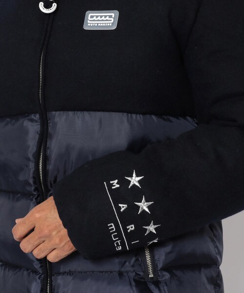muta(ムータ)の「【別注】muta MARINE/ムータ マリン/ PADDING HOOD BZ(ジャケット/アウター・メンズ・OFF/WHITE/NAVY・M/L/XL)」の6枚目の写真