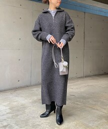 DouDou | ハーフジップワンピース(ワンピース)