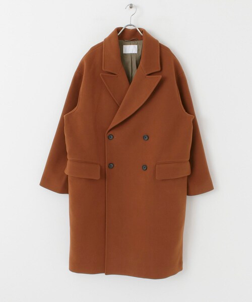 URBAN RESEARCH ID（アーバンリサーチ アイディー）の「URBAN RESEARCH iD劍領雙排扣大衣（ジャケット/アウター・メンズ・黑色/棕色・M/L）」の2枚目の写真