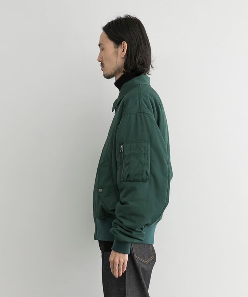 URBAN RESEARCH ID（アーバンリサーチ アイディー）の「URBAN RESEARCH iD 厚沙典緞夾克（ジャケット/アウター・メンズ・黑色/綠色・M/L）」の8枚目の写真