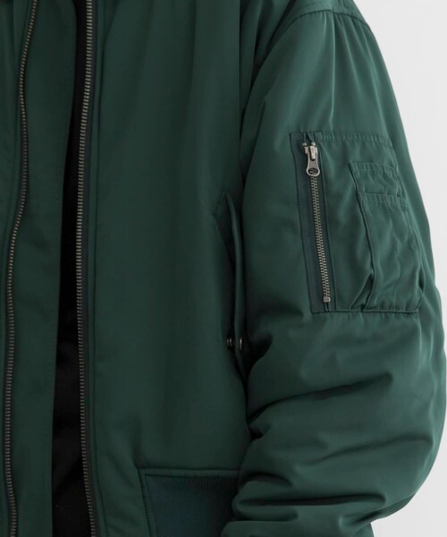 URBAN RESEARCH ID（アーバンリサーチ アイディー）の「URBAN RESEARCH iD 厚沙典緞夾克（ジャケット/アウター・メンズ・黑色/綠色・M/L）」の11枚目の写真