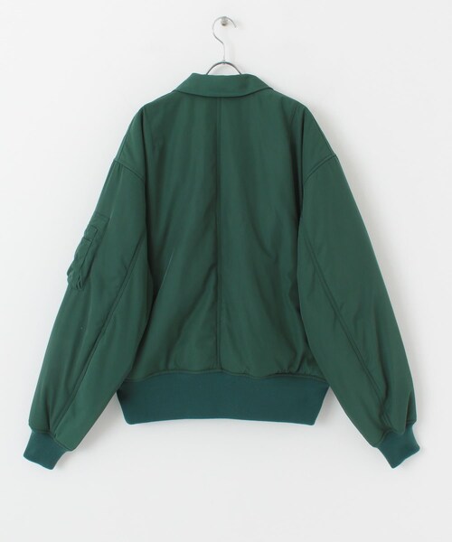 URBAN RESEARCH ID（アーバンリサーチ アイディー）の「URBAN RESEARCH iD 厚沙典緞夾克（ジャケット/アウター・メンズ・黑色/綠色・M/L）」の14枚目の写真