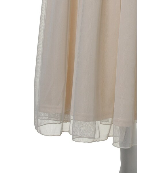 dazzlin（ダズリン）の「【W】シースルーレイヤードマキシワンピース（ワンピース/ドレス・レディース・ホワイト/アイボリー/ブラック・F）」の10枚目の写真