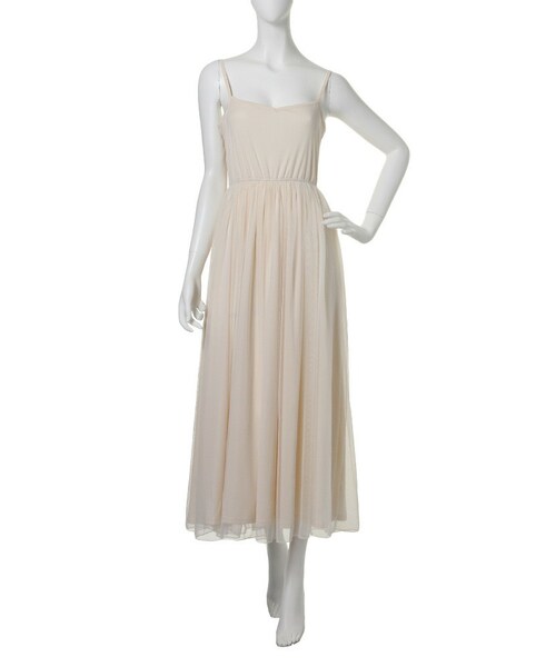 dazzlin（ダズリン）の「【W】シースルーレイヤードマキシワンピース（ワンピース/ドレス・レディース・ホワイト/アイボリー/ブラック・F）」の11枚目の写真