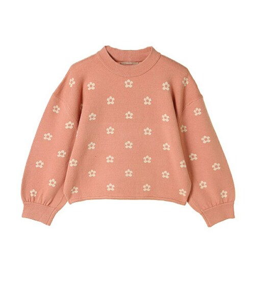 desir デジー トップス ピンク dazzlin レースレイヤードオーバーニットトップス（ピンク