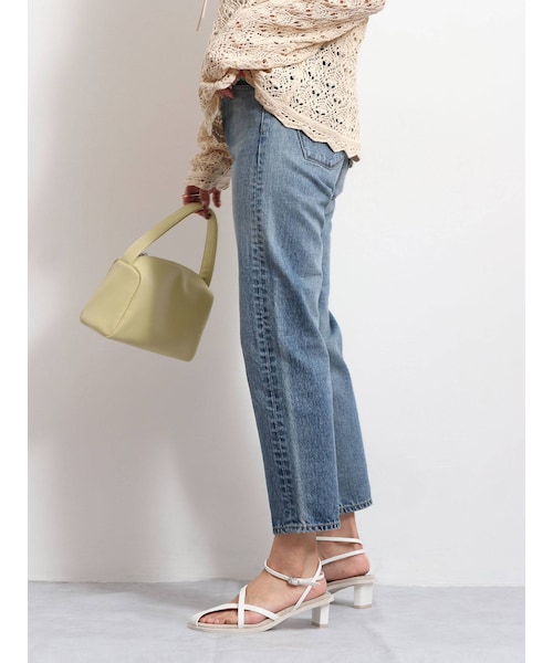 Ungrid（アングリッド）の「ハイウエストスリムテーパードデニム（デニムパンツ・ブルー/ブラック・24ｲﾝﾁ/25ｲﾝﾁ/26ｲﾝﾁ）」の7枚目の写真