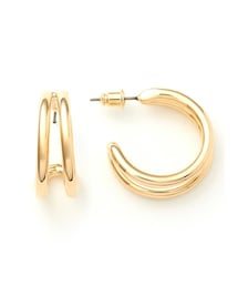 GRL | ダブルフープピアス(ピアス（両耳用）)