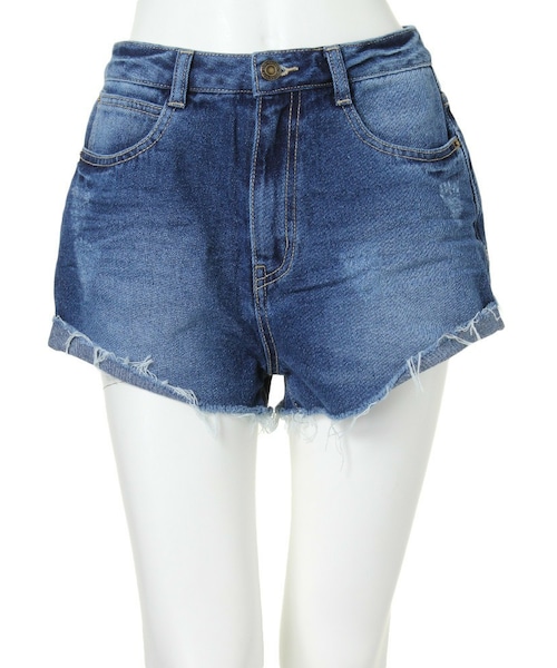 dazzlin デニム ミニスカート風 ショートパンツ dazzlin デニム ミニスカート風 ショートパンツ