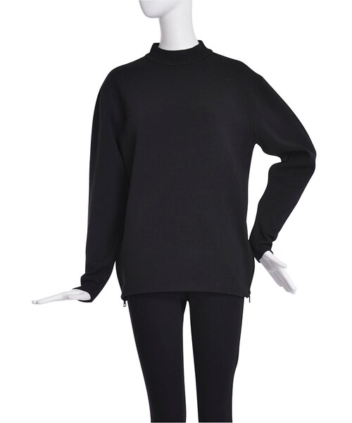 EMODA（エモダ）の「【ELDER】バルキーZIP knit（トップス・レディース・ホワイト/ブラック/グリーン/ベージュ/ライトミックス・F）」の8枚目の写真