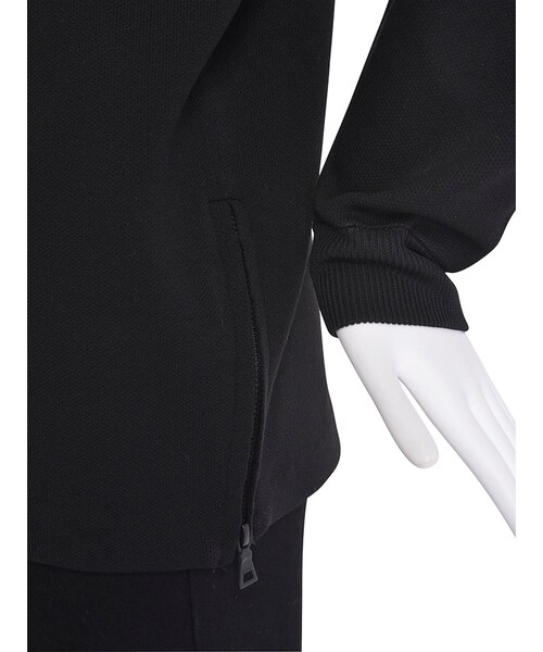 EMODA（エモダ）の「【ELDER】バルキーZIP knit（トップス・レディース・ホワイト/ブラック/グリーン/ベージュ/ライトミックス・F）」の13枚目の写真