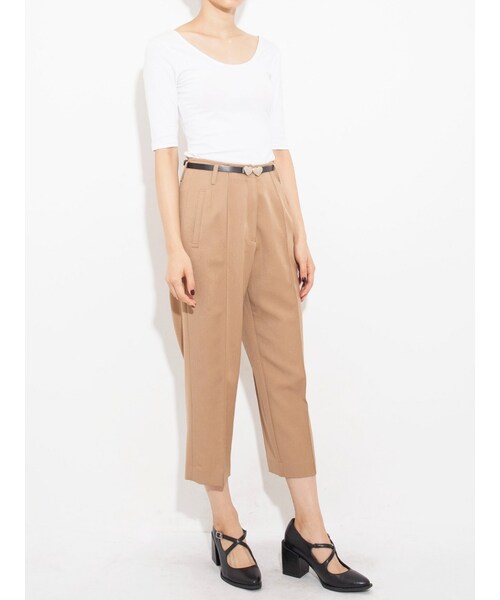 EMODA(エモダ)の「H/W BOY'Sスラックス(パンツ・レディース・グレー/ブラック/レッド/ネイビー/ベージュ・S/M)」の17枚目の写真