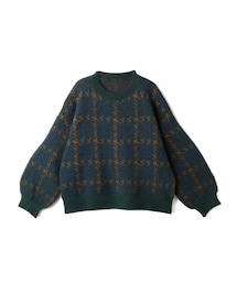 GRL | 千鳥柄ニットトップス(ニット/セーター)