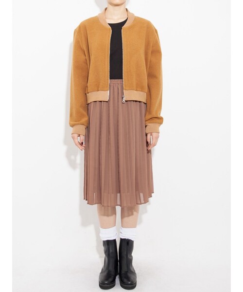 EMODA（エモダ）の「PRESS WOOL BZ（ジャケット/アウター・レディース・ブラック/レッド/キャメル・S/M）」の7枚目の写真