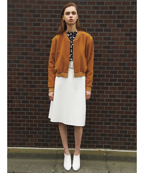 EMODA（エモダ）の「PRESS WOOL BZ（ジャケット/アウター・レディース・ブラック/レッド/キャメル・S/M）」の4枚目の写真