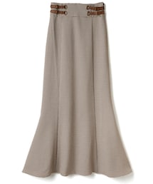 GRL（グレイル）の「千鳥柄レザーベルトマーメイドスカート（スカート・レディース）」