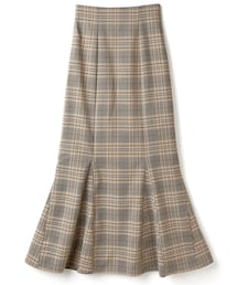 GRL（グレイル）の「チェック柄マーメイドスカート（スカート・レディース）」