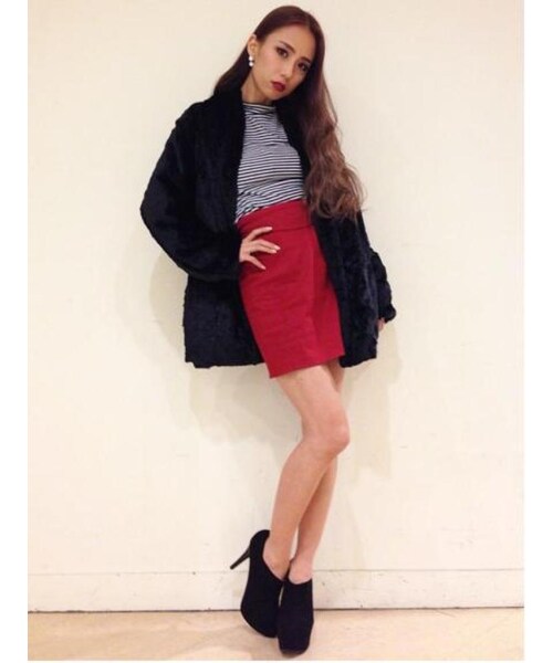 EMODA（エモダ）の「ショールカラーボアCO（ジャケット/アウター・レディース・ホワイト/ブラック/キャメル・F）」の21枚目の写真