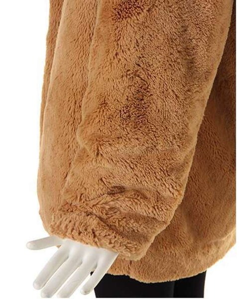 EMODA（エモダ）の「ショールカラーボアCO（ジャケット/アウター・レディース・ホワイト/ブラック/キャメル・F）」の10枚目の写真