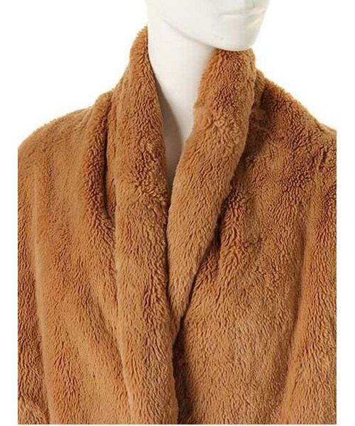 EMODA（エモダ）の「ショールカラーボアCO（ジャケット/アウター・レディース・ホワイト/ブラック/キャメル・F）」の8枚目の写真