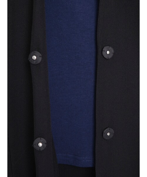 EMODA（エモダ）の「マキシドレープJK（ジャケット/アウター・レディース・ブラック/ネイビー/ベージュ・F）」の11枚目の写真