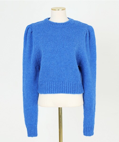 imvely（-）の「[IMVELY] カラフルパフニット（ニット/セーター・レディース・그린・FREE0(ミニブリー/XS~M), FREE1(一般ブリー/XS~M)）」の2枚目の写真