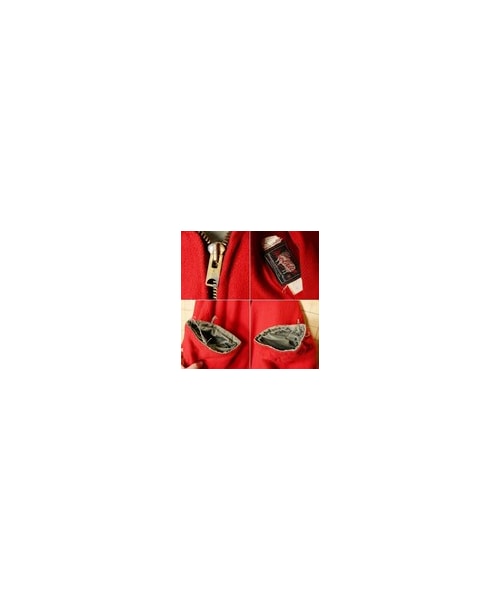 WOOLRICH(ウールリッチ)の「50s 60s USA製 Woolrich ウール リバーシブル ハンティング ジャケット メンズM レッド ウールリッチ アメリカ古着(カバーオール・レディース・レッド・M)」の5枚目の写真