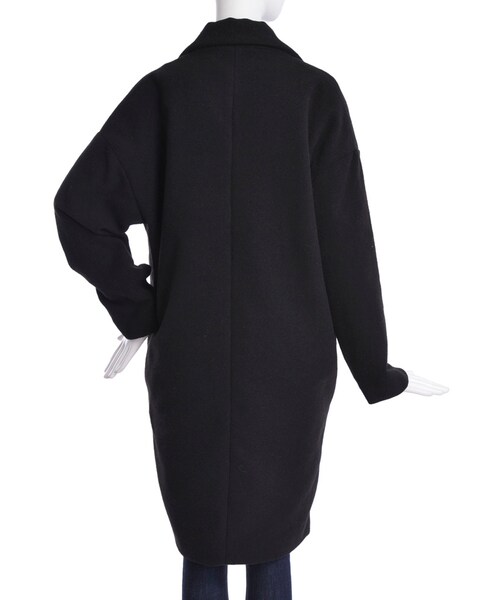 EVRIS（エヴリス）の「オーバーチェスターコート（ジャケット/アウター・レディース・グレー/ブラック/パープル・F）」の8枚目の写真