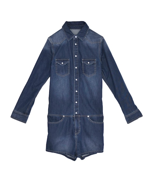GYDA（ジェイダ）の「デニムショートオールインワン（）」 - WEAR