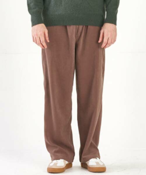 D Mens By Dholic ディーメンズ の Smitharmor ウエストゴムワイドストレートパンツ ブラウン その他パンツ Wear