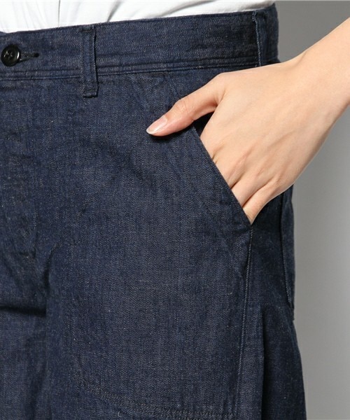 Johnbull Private labo(ジョンブルプライベートラボ)の「ネイビーパンツ(デニムパンツ・レディース・インディゴブルー・X-SMALL/SMALL/MEDIUM/LARGE)」の7枚目の写真