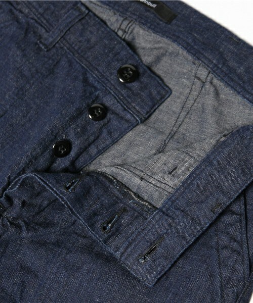 Johnbull Private labo(ジョンブルプライベートラボ)の「ネイビーパンツ(デニムパンツ・レディース・インディゴブルー・X-SMALL/SMALL/MEDIUM/LARGE)」の9枚目の写真