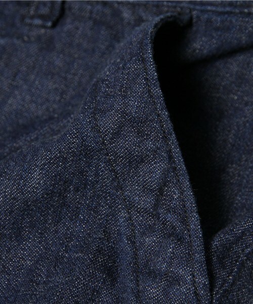 Johnbull Private labo(ジョンブルプライベートラボ)の「ネイビーパンツ(デニムパンツ・レディース・インディゴブルー・X-SMALL/SMALL/MEDIUM/LARGE)」の10枚目の写真