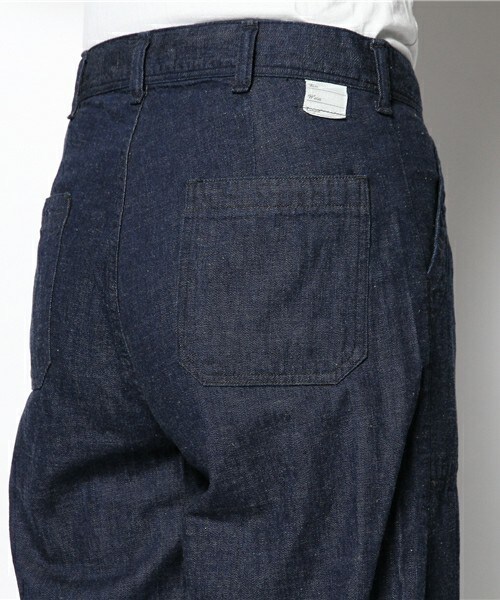 Johnbull Private labo(ジョンブルプライベートラボ)の「ネイビーパンツ(デニムパンツ・レディース・インディゴブルー・X-SMALL/SMALL/MEDIUM/LARGE)」の6枚目の写真