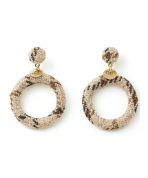 GRL | チェック柄フープピアス(ピアス（両耳用）)