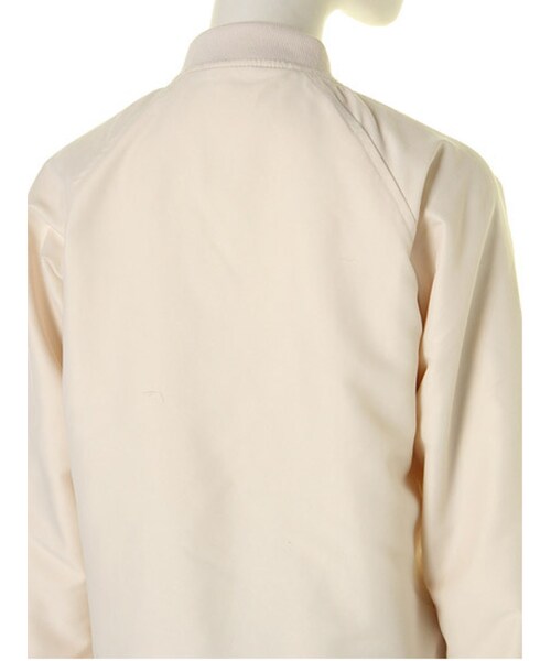 jouetie(ジュエティ)の「【MODE CASUAL】リバーシブルスタッズライトブルゾン(ジャケット/アウター・レディース・オフホワイト/ピンク・M)」の8枚目の写真