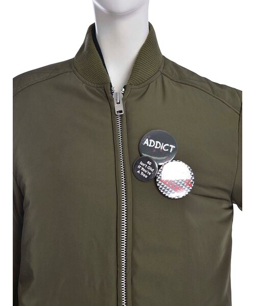 jouetie（ジュエティ）の「ロングMA-1（ジャケット/アウター・レディース・ブラック/ボルドー/ネイビー/カーキ・M）」の12枚目の写真