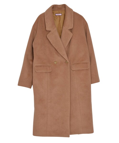 jouetie(ジュエティ)の「【LADY】ダブルチェスターCT(ジャケット/アウター・レディース・ブラック/アイスブルー/ネイビー/キャメル/ミックス・S/M)」の2枚目の写真