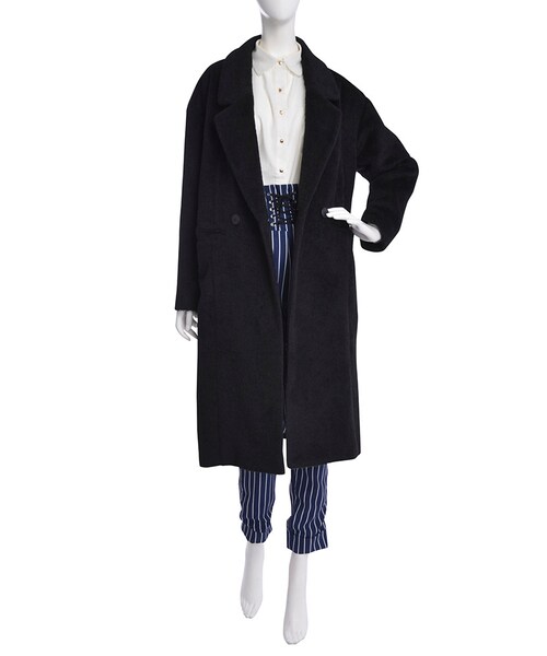 jouetie(ジュエティ)の「【LADY】ダブルチェスターCT(ジャケット/アウター・レディース・ブラック/アイスブルー/ネイビー/キャメル/ミックス・S/M)」の7枚目の写真