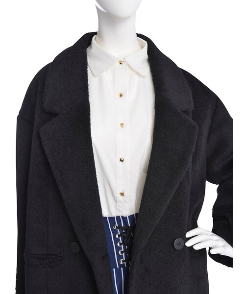 jouetie(ジュエティ)の「【LADY】ダブルチェスターCT(ジャケット/アウター・レディース・ブラック/アイスブルー/ネイビー/キャメル/ミックス・S/M)」の10枚目の写真