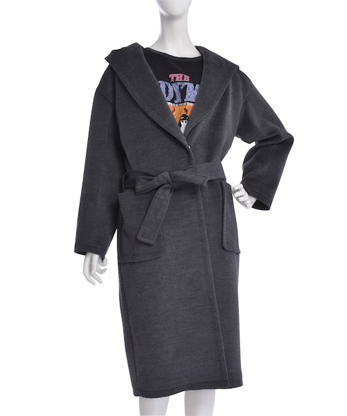 jouetie（ジュエティ）の「ショールカラーチェスターコート（ジャケット/アウター・レディース・チャコールグレー/ベビーピンク/ネイビー/キャメル・M）」の7枚目の写真