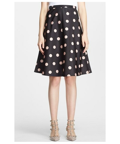 カシミヤ　RED VALENTINO レッドバレンティノ　レーススカート ウール カシミヤRED VALENTINO レッドバレンティノレーススカート ウール