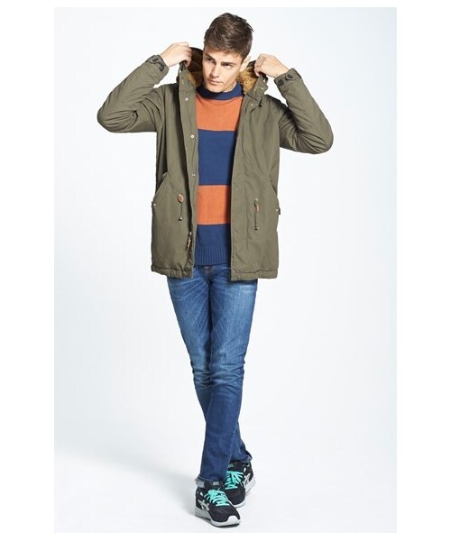 Nudie Jeans（ヌーディージーンズ）の「Nudie Jeans 'Grim Tim' Slim Fit Jeans (Grey/Worn Indigo)（デニムパンツ・メンズ・Grey/ Worn Indigo・Regular 38/Regular 31/Regular 33/Regular 34/Regular 36/Regular 29/Regular 28/Regular 32/Regular 30）」の6枚目の写真